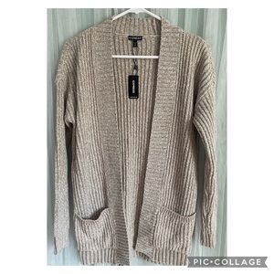 Express Warm Cable Knit Open Cardigan Sweater